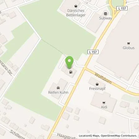 Standortübersicht der Tankstelle Aral Tankstelle in 66679 Losheim am See