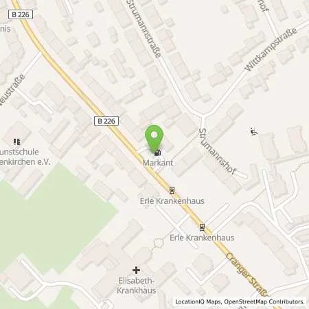 Standortübersicht der Tankstelle Andreas Thom in 45891 Gelsenkirchen