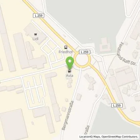 Standortübersicht der Tankstelle AVIA Tankstelle in 88471 Laupheim