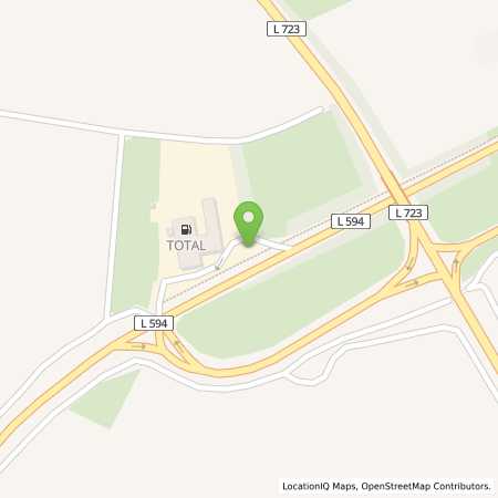 Standortübersicht der Benzin-Super-Diesel Tankstelle: TotalEnergies Truckstop Wiesloch in 69168, Wiesloch
