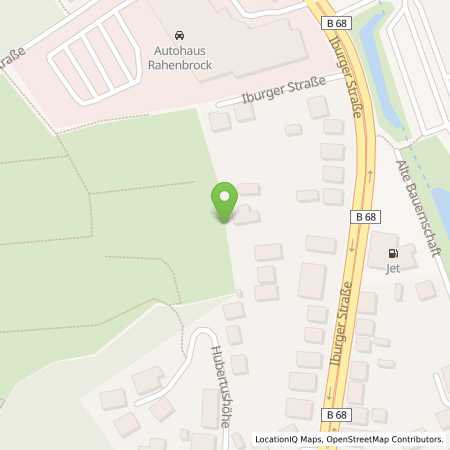 Standortübersicht der Benzin-Super-Diesel Tankstelle: JET OSNABRUECK IBURGER STR. 193 in 49082, OSNABRUECK