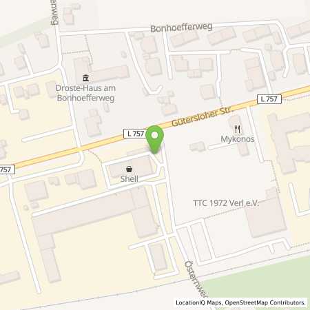 Benzin-Super-Diesel Tankstellen Details Shell Verl Guetersloher Str. 143 in 33415 Verl ansehen