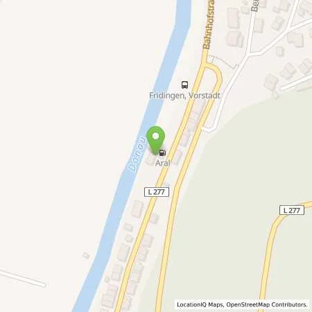 Standortübersicht der Tankstelle Tankstelle Donautal in 78567 Fridingen
