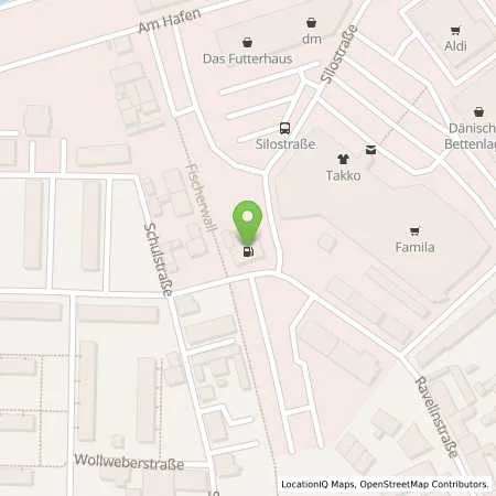 Standortübersicht der Tankstelle OIL! Tankstelle Anklam in 17389 Anklam