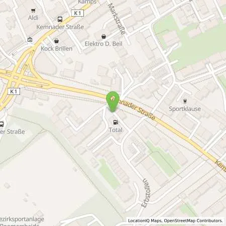 Standortübersicht der Tankstelle TotalEnergies Bochum in 44795 Bochum
