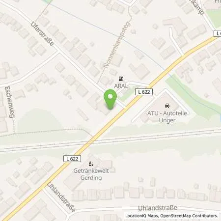 Standortübersicht der Tankstelle Aral Tankstelle in 45699 Herten