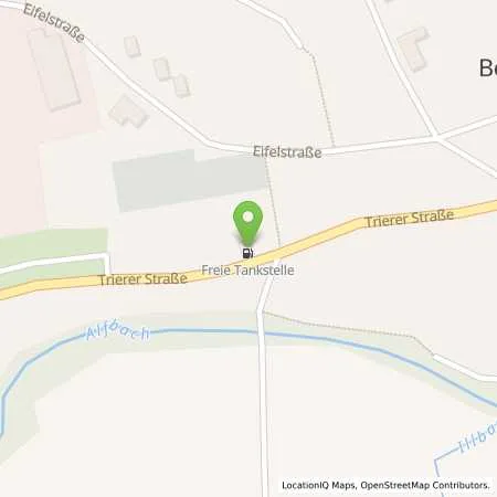 Standortübersicht der Tankstelle Stefan Becker in 54538 Bengel