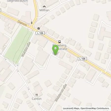 Standortübersicht der Tankstelle JET PINNEBERG DAMM 52 in 25421 PINNEBERG