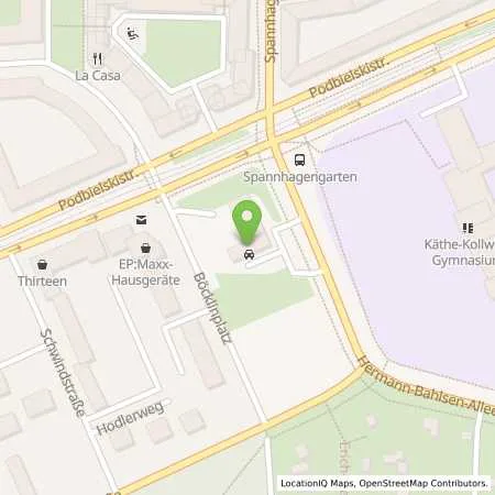 Standortübersicht der Tankstelle Esso Tankstelle in 30177 HANNOVER