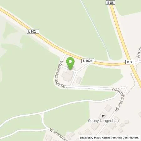 Standortübersicht der Tankstelle Esso Tankstelle in 99891 TABARZ