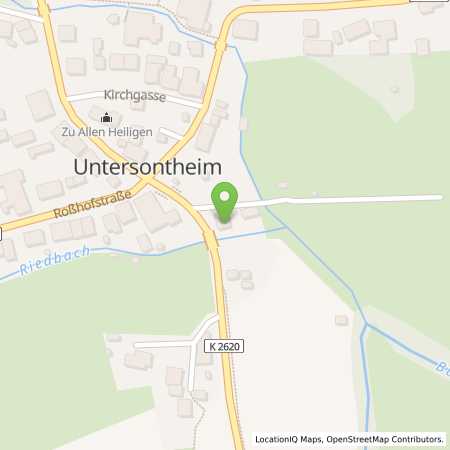 Standortübersicht der Benzin-Super-Diesel Tankstelle: ED-Obersontheim in 74423, Obersontheim