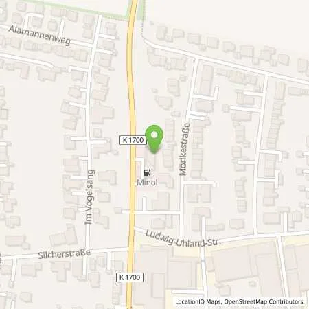 Standortübersicht der Tankstelle Minol Tanken in 74385 Pleidelsheim