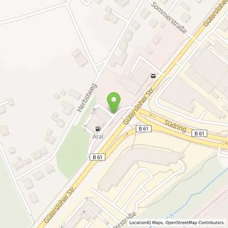 Standortübersicht der Tankstelle Aral Tankstelle in 33649 Bielefeld