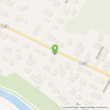 Standortübersicht der Tankstelle Fricke in 38539 Müden (Aller)