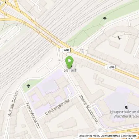 Standortübersicht der Tankstelle SB Essen Steeler Str. 110 in 45139 Essen