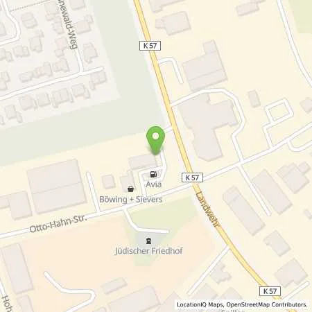 Standortübersicht der Tankstelle AVIA Service Station in 46325 Borken