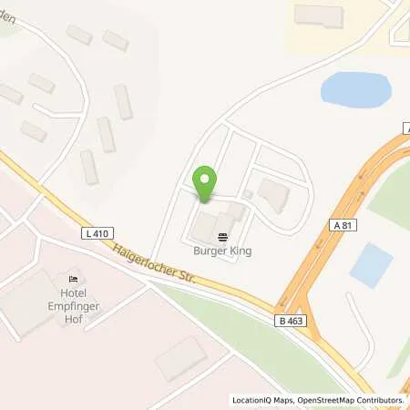 Standortübersicht der Tankstelle Shell Empfingen Robert-Bosch-Str. 25 in 72186 Empfingen