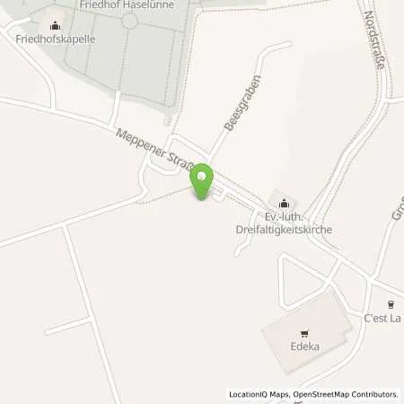 Standortübersicht der Tankstelle BFT Haselünne Meppener in 49740 Haselünne