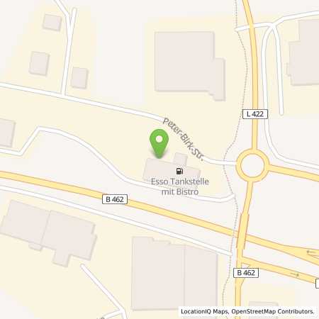 Standortübersicht der Benzin-Super-Diesel Tankstelle: Esso Tankstelle in 78655, DUNNINGEN
