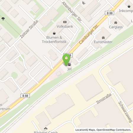 Benzin-Super-Diesel Tankstellen Details JET JENA CAMBURGER STR. 66 D in 07743 JENA ansehen