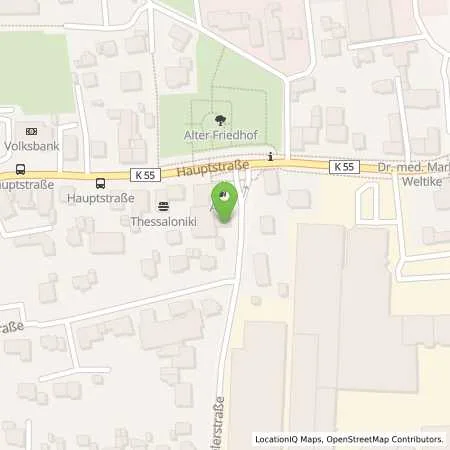 Standortübersicht der Tankstelle Fricke in 33449 Langenberg