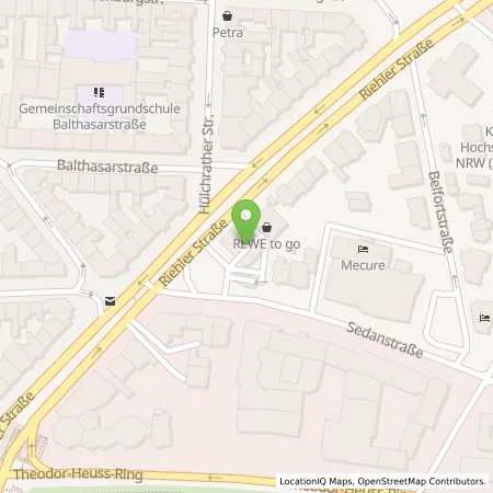 Standortübersicht der Tankstelle Aral Tankstelle in 50668 Köln