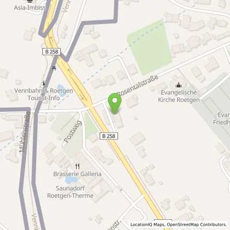 Standortübersicht der Tankstelle TotalEnergies Roetgen in 52159 Roetgen
