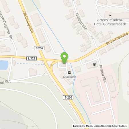Standortübersicht der Benzin-Super-Diesel Tankstelle: Torsten Nowak in 51643, Gummersbach