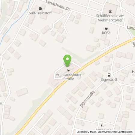 Standortübersicht der Tankstelle Aral Tankstelle in 85368 Moosburg