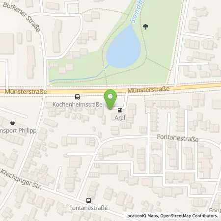 Standortübersicht der Tankstelle Aral Tankstelle in 46397 Bocholt