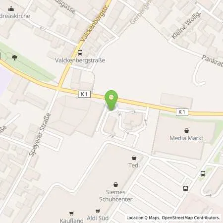 Standortübersicht der Tankstelle Shell Worms Schoenauer Str. 6 in 67547 Worms