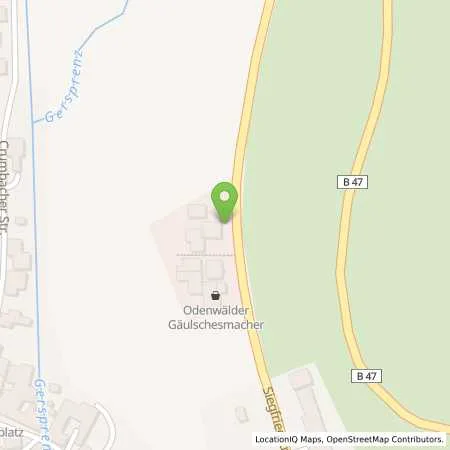 Standortübersicht der Tankstelle Aral Tankstelle in 64385 Reichelsheim