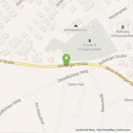 Standortübersicht der Tankstelle Aral Tankstelle in 92521 Schwarzenfeld