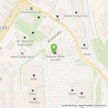 Standortübersicht der Tankstelle Bavaria Petrol in 34134 Kassel