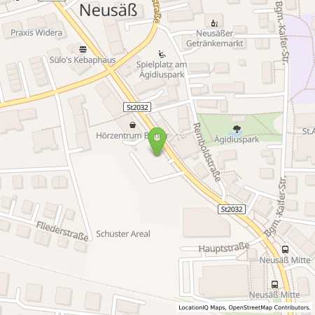 Standortübersicht der Benzin-Super-Diesel Tankstelle: Neusäß Hauptstrasse 9 in 86356, Neusäß