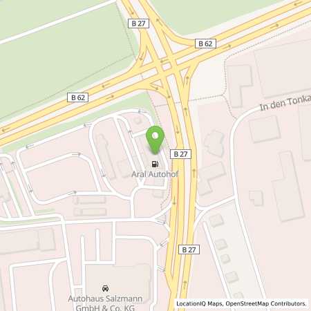 Standortübersicht der Benzin-Super-Diesel Tankstelle: Aral Tankstelle in 36251, Bad Hersfeld