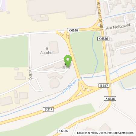 Standortübersicht der Benzin-Super-Diesel Tankstelle: Shell Schopfheim Lusring 14 in 79650, Schopfheim