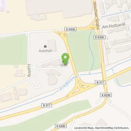 Standortübersicht der Tankstelle Shell Schopfheim Lusring 14 in 79650 Schopfheim