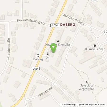 Standortübersicht der Tankstelle JET HAMM KAMENER STR. 13 in 59067 HAMM