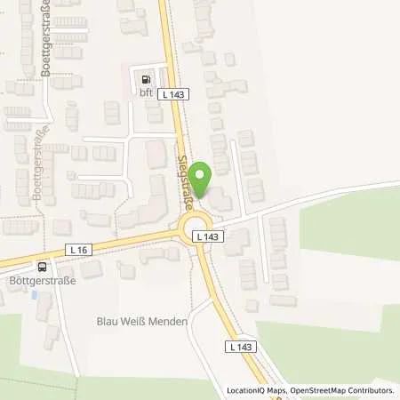 Standortübersicht der Tankstelle bft Menden in 53757 Sankt Augustin