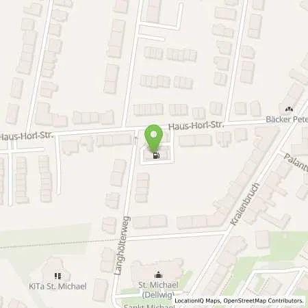 Standortübersicht der Tankstelle Esso Tankstelle in 45357 ESSEN