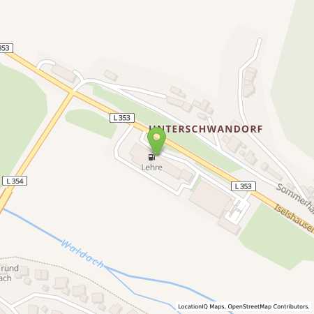 Standortübersicht der Benzin-Super-Diesel Tankstelle: Tobias Lehre GmbH in 72221, Haiterbach