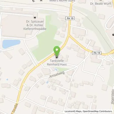 Standortübersicht der Tankstelle Tittling Passauer Straße 31 in 94104 Tittling