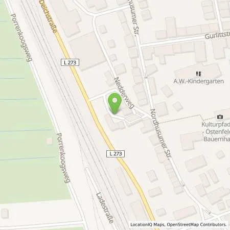 Standortübersicht der Tankstelle BFT Peter Goldschmidt Inh. Kirsten Goldschmidt in 25813 Husum