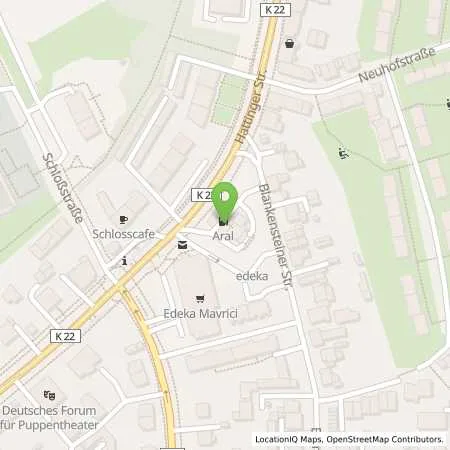 Standortübersicht der Tankstelle Aral Tankstelle in 44795 Bochum