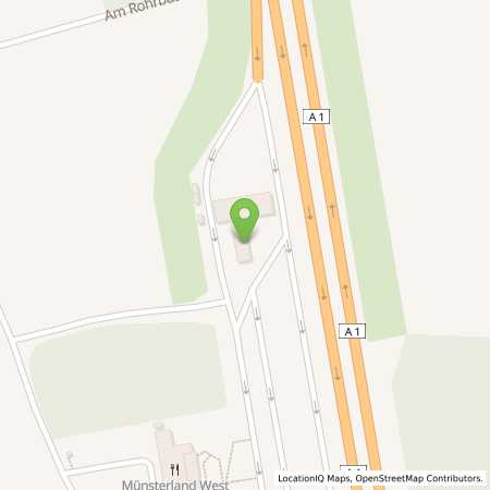 Standortübersicht der Benzin-Super-Diesel Tankstelle: Esso Tankstelle in 48161, MUENSTER