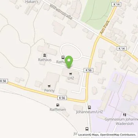 Standortübersicht der Tankstelle Raiffeisen Sauerland Hellweg Lippe eG in 59329 Wadersloh