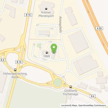 Standortübersicht der Tankstelle Pentling Ammerholz 3 in 93080 Pentling