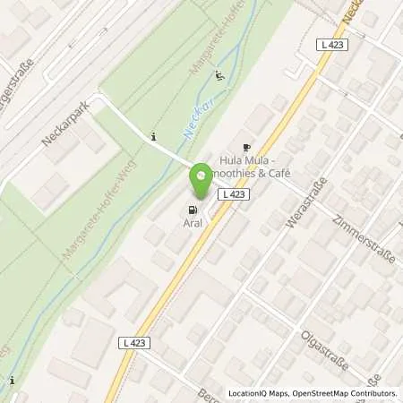 Standortübersicht der Tankstelle Aral Tankstelle in 78056 V.S. (Schwenningen)