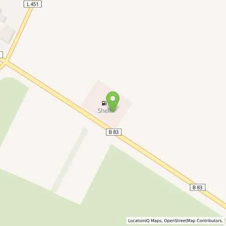 Standortübersicht der Tankstelle Shell Luhden An Der B 83 83 in 31711 Luhden